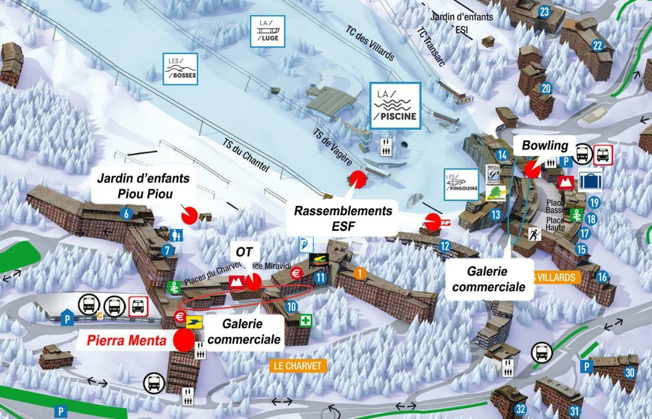 Arc 1800 Pierra Menta Apartman Les Arcs  Kültér fotó